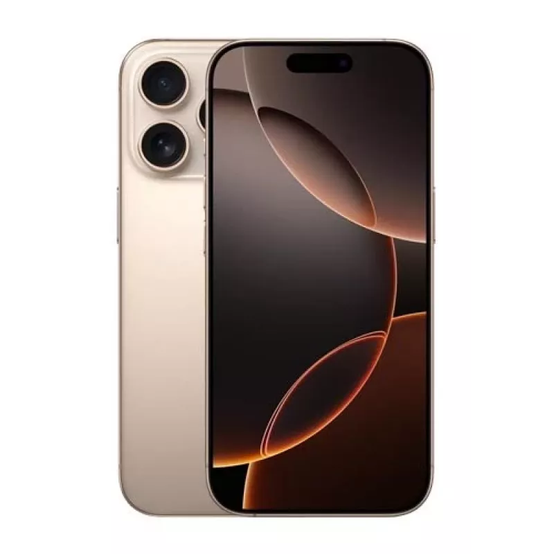 Viedtālrunis Apple iPhone 16 Pro 6,3 collu 512 GB, A18 Pro, 48 MP, Divas SIM, IP68, Smilšu krāsa