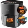 Karstā gaisa fritieris Cecotec Cecofry&Grill Duoheat 6500, 6,5 L, 2200 W, skārienjūtīgs LCD, melns
