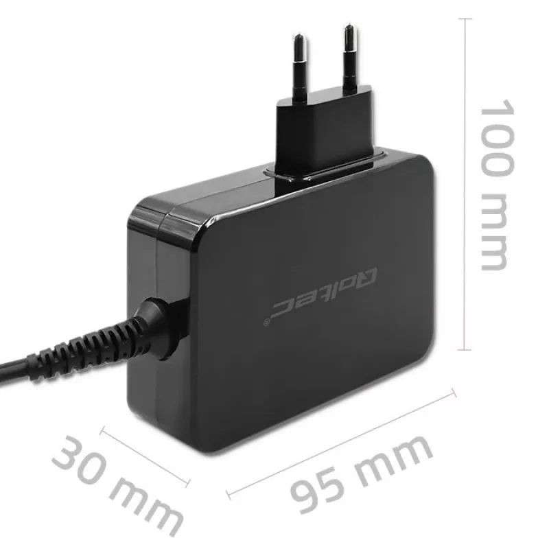 GaN strāvas adapteris QOLTEC 52387 90W 1x USB‑C 5–20V