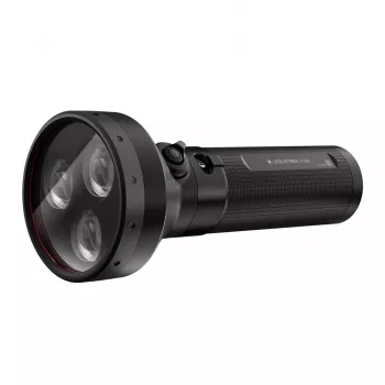 Rokas lukturītis Ledlenser P18R melns, uzlādējams 1000 lm, IP68, 600 m stars, 18650 baterija