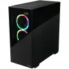 Enermax K8 - Midi Tower - dators - melns - ATX - micro ATX - Mini-ITX - SPCC - rūdīts stikls - spēļu (ECA-EK8-BB-ARGB)