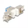 DeLOCK keystone modulis 88113 Plakans RJ-45 Zils 10 gab.