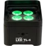 LED prožektors EUROLITE TL-4 QCL RGB+UV — 4-in-1 RGB+UV gaismas diodes skatuves un pasākumu apgaismojumam