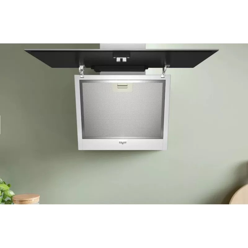 Pie sienas stiprināms tvaika nosūcējs Bosch DWK65DK20, 590×325×690 mm, 550 m³/h, 3 ātrumi, 62 dB, balts, alumīnija tauku filtrs