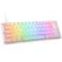 Ducky One 3 Aura balta Mini spēļu tastatūra, RGB LED - MX-Silent-Red