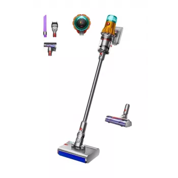 Dyson V12 Submarine 3-in-1 stickputekļsūcējs ar akumulatoru, sausai un mitrai tīrīšanai, HEPA, bez maisa, 0,35 L, niķeļa, dzeltena