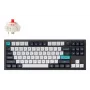 Mehāniskā tastatūra Keychron Q3 MAX ar Gateron Jupiter Red slēdžiem, melna, ASV izkārtojums