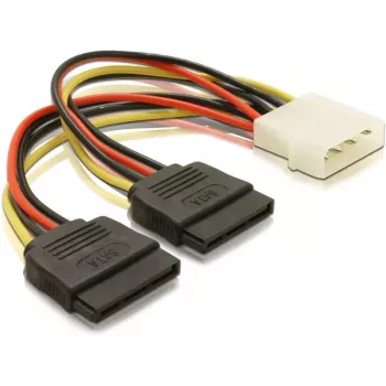 Strāvas kabelis SATA HDD 2x DeLOCK 60102 0,112 m