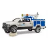 Auto Dodge RAM 2500 Servisa Automašīna ar Rotējošo Lukturi Gailis BRUDER 02509
