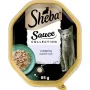 Mitrās kaķu barības paciņa Sheba Tray teļa gaļa mērcē 85 g