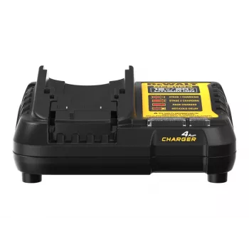 Baterijas lādētājs DeWalt DCB1104-QW 10,8 V un 14,4 V litija jonu baterijām, kompakts dizains