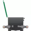 Sprinkleru sistēmas savienotājs 25 mm > 1, melns savienotājs/pelēks