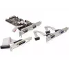 PCI Express karte DeLOCK 89177 4 x seriālais 1 x paralēlais