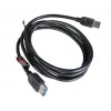 USB 3.0 kabelis Akasa AK-CBUB02-15BK 1,5 m melns