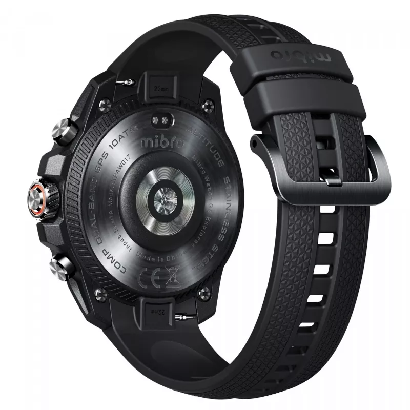Viedpulkstenis Mibro GS Explorer Obsidian Black (melns)