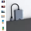 USB-C 11-in-1 adapteris Hawk HW-HUB1101 — daudzportu centrmezgls ar 11 pieslēgvietām