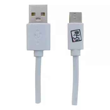 USB kabelis 2GO 795925 1m Micro-USB B USB C USB 3.2 Gen 1 Balts