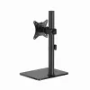 Monitora galda statīvs GEMBIRD MS-D1ST-03, pilnībā kustīgs 17–32 collu ekrāniem, tērauds, melns, VESA 75x75–100x100, 9 kg