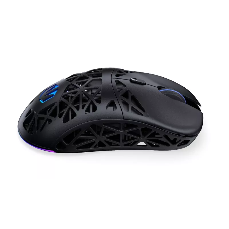 Bezvadu spēļu pele ENDORFY LIV — labā roka, optiskā 12000 DPI, Bluetooth/2,4 GHz, vadu USB-A/USB-C, 5 pogas, aRGB apgaismojums