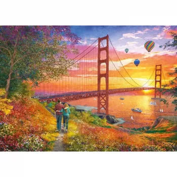 Puzle Schmidt Spiele Walking to the Golden Gate Bridge 2000 gab.