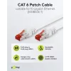 Wentronic Goobay CAT 6 komutācijas kabelis, S/FTP (PiMF), Balts, 3 m - LSZH Halogen-Free, Copper (93507)