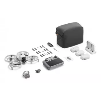 Quadcopter DJI Flip Fly More Combo RC 2 — 4 rotori, 48 MP kamera, 3840×2160, max ātrums 16 m/s, diapazons 14000 m