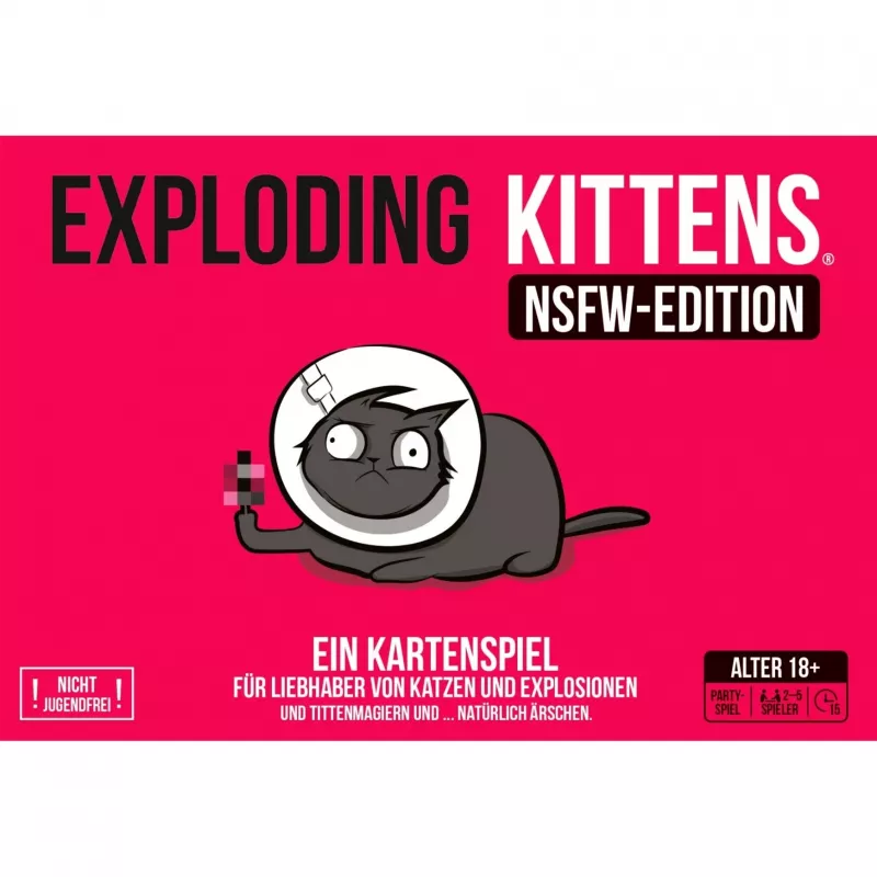 Exploding Kittens - NSFW izdevums, kāršu spēle