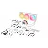 Universāls šķidruma dzesētājs Corsair iCUE LINK TITAN 360 RX LCD 12 cm, balts