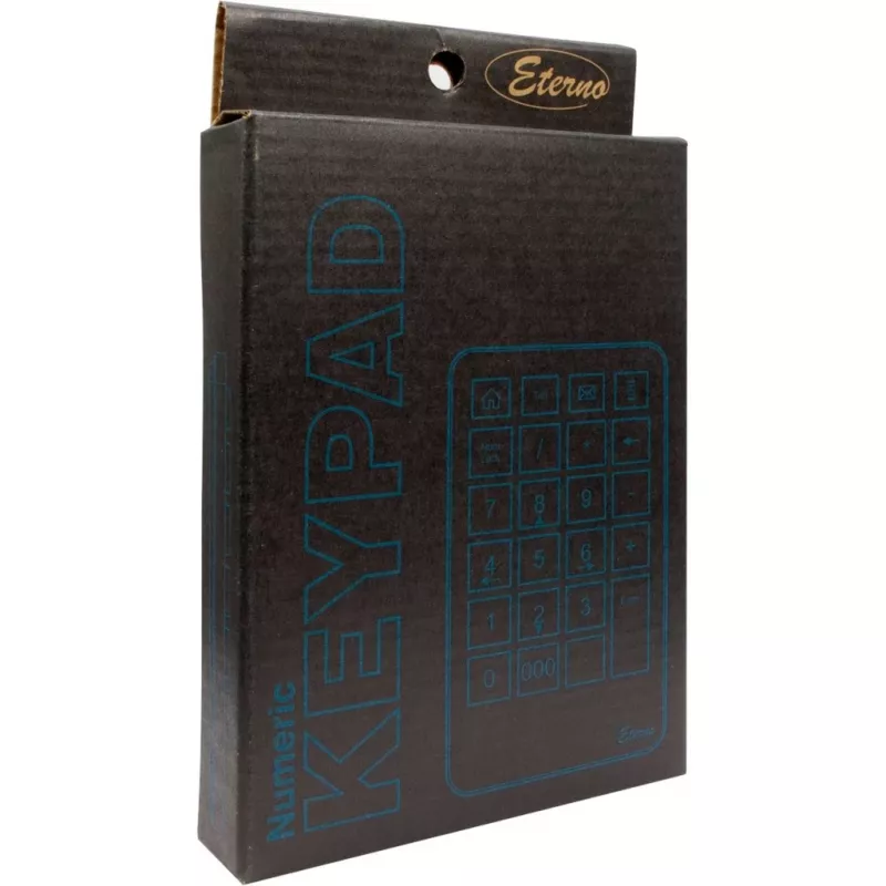 Ciparu tastatūra Inter-Tech KB-120 Universāla USB Melna