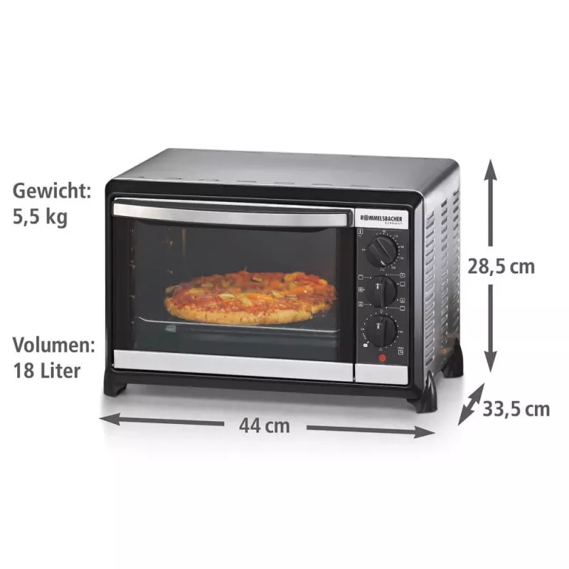 Mini cepeškrāsns Rommelsbacher BG 1055/E
