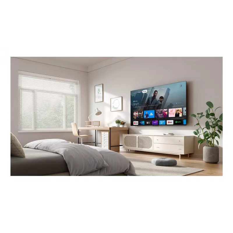 TCL 75P69K TV 190.5 cm (75 collas) 4K Ultra HD viedais televizors Wi-Fi melns