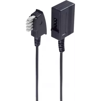 telephone kabelis ShiverPeaks BS70213 3 m Melns