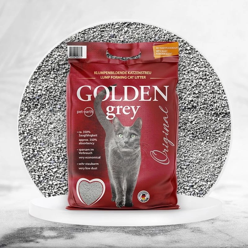 GOLDEN pelēka Oriģināls - bentonīta pakaiši - 7kg