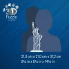 Puzle 3D Brīvības statuja