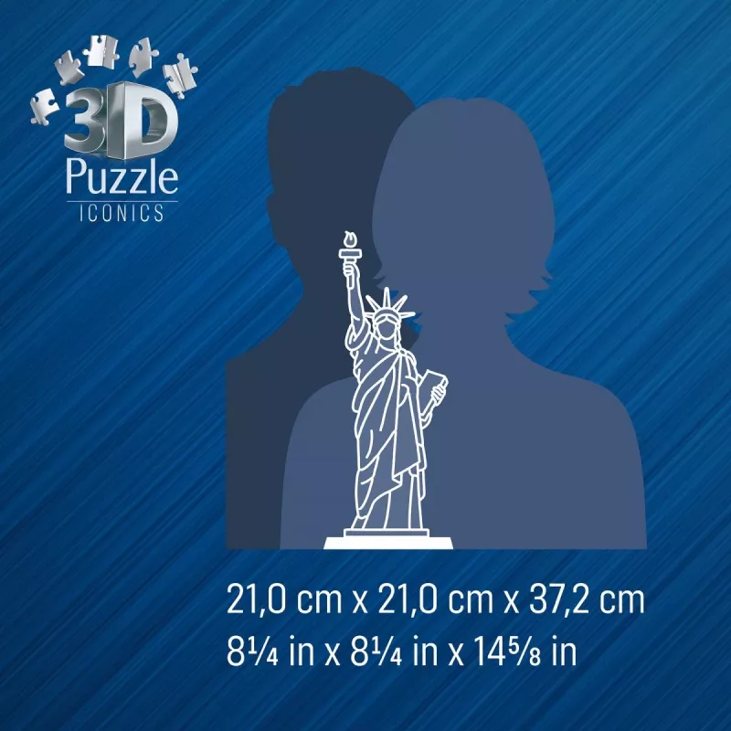 Puzle 3D Brīvības statuja