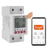 DIN-sliedes WiFi relejs QOLTEC 50990, vienkanāla, 63A pārslēgšana elektrības uzskaitei un tālvadībai