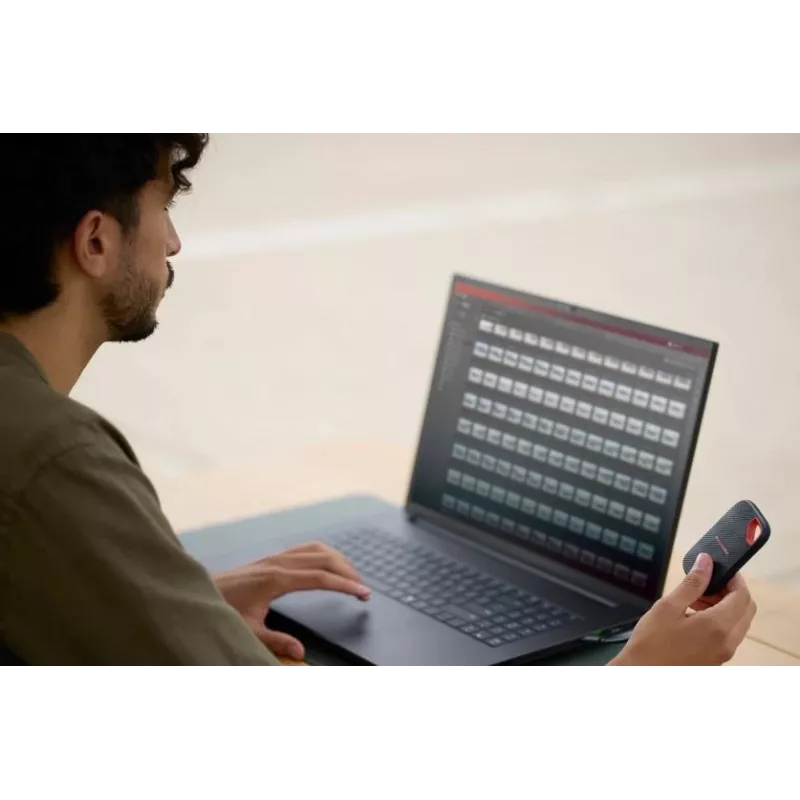 Ārējais SSD | SANDISK | Lasīšanas ātrums 2000 MB/s | 4000 GB | SDSSDE70-4T00-G25