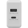 Goobay Dual USB-C™ PD (Power Delivery) ātrais lādētājs (30 W) (61674)