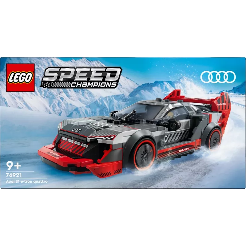 Lego Speed Champions 76921 Audi S1 E-Tron Quattro sacīkšu auto komplekts