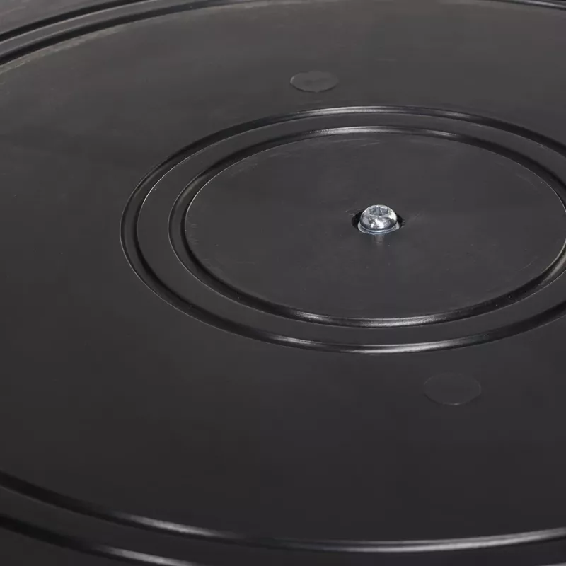 Ortopēdiskais grozāmais spilvens ActionMed PO600AM — apļveida sēdekļa spilvens, 360° rotācija, 1,5 kg, melns