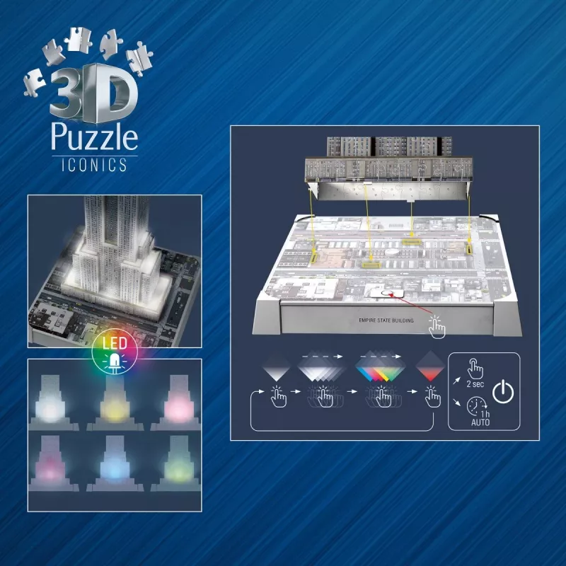 3D puzzle Ravensburger 12008026 216 gab. Ēkas