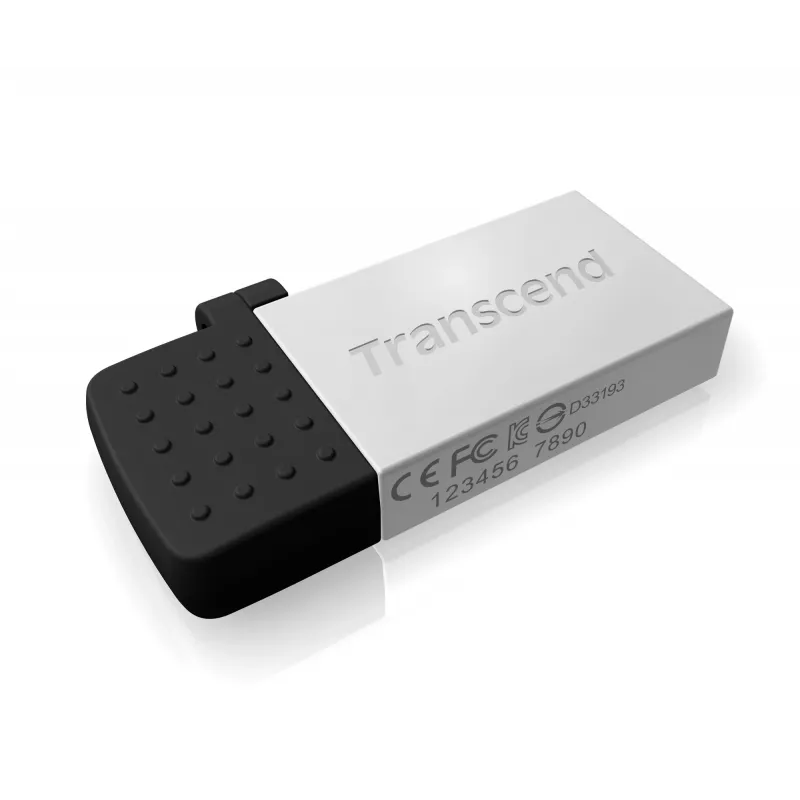 Transcend JetFlash Mobile 380 - USB zibatmiņa - 16GB - USB2.0 - sudraba krāsā (TS16GJF380S)