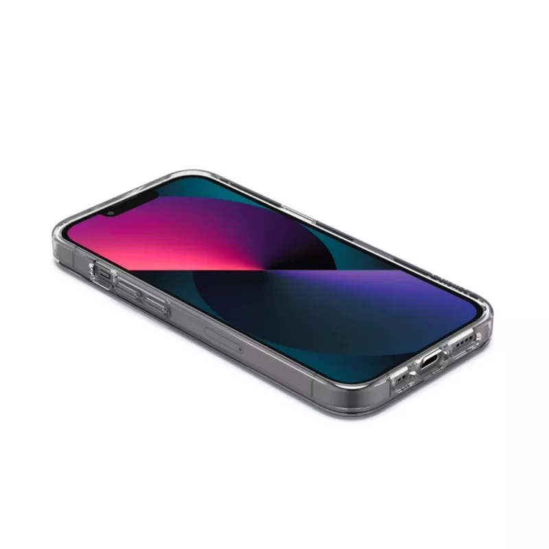 Case SheerForce MagSafe Anty-mikrobiologic for iPhone 13, caurspīdīgs