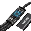 Baseus Rapid 3-in-1 USB kabelis 1,5 m USB A USB C/Micro USB A/Lightning Melns