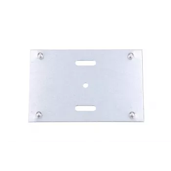 Montāžas plāksne 8-dzīslu optiskās šķiedras sadales kārbai, Extralink, nerūsējošais tērauds, kronšteina adapteris, maks. slodze 5 kg