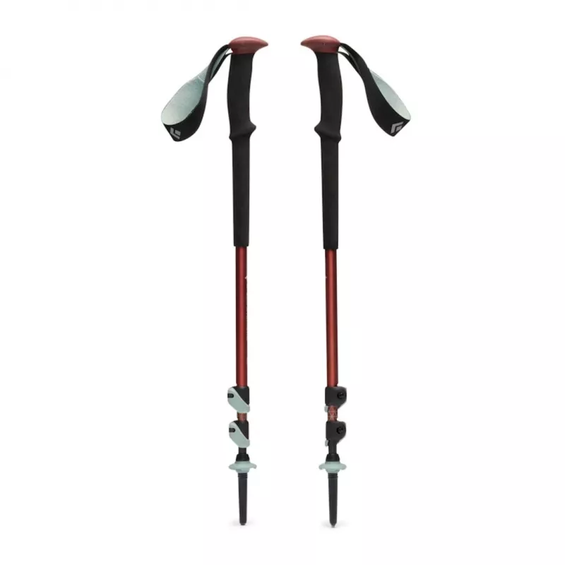 Pārgājienu nūjas Melns Diamond Trail Trekking Poles Iron Red