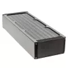 Radiators Aqua-Computer airplex radical 4/360 — Alumīnijs/Varš/Nerūsējošais tērauds, 400×140×73 mm
