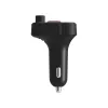SAVIO FM raidītājs, Bluetooth 5.3, QC 3.0 lādētājs, LED displejs, Bass Boost, TR-15, melns