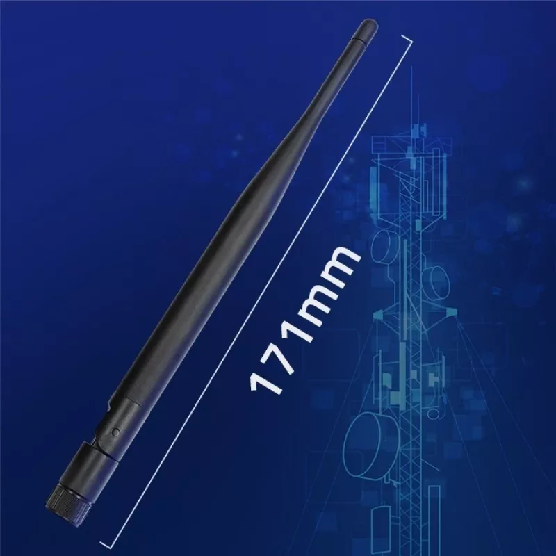 Iekštelpu Wi‑Fi antena QOLTEC 57046, divjoslu 2.4–2.5 GHz un 5.1–5.8 GHz, 5 dBi, 50 Ω