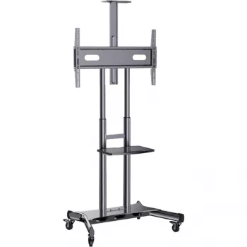 HAGOR HP Twin Stand HD - Ratiņi - plakanajiem ekrāniem / AV aprīkojumam - melni - Ekrāna izmērs: 140-213 cm (55-84) - Montāžas saskarne: līdz 800 x 500 mm (8210)